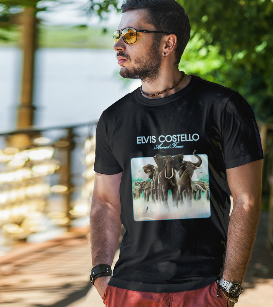 Elvis Costello Armed Forces Elephant T-Shirt