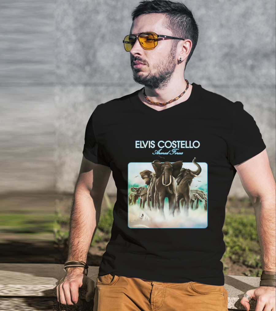 Elvis Costello Armed Forces Elephant T-Shirt
