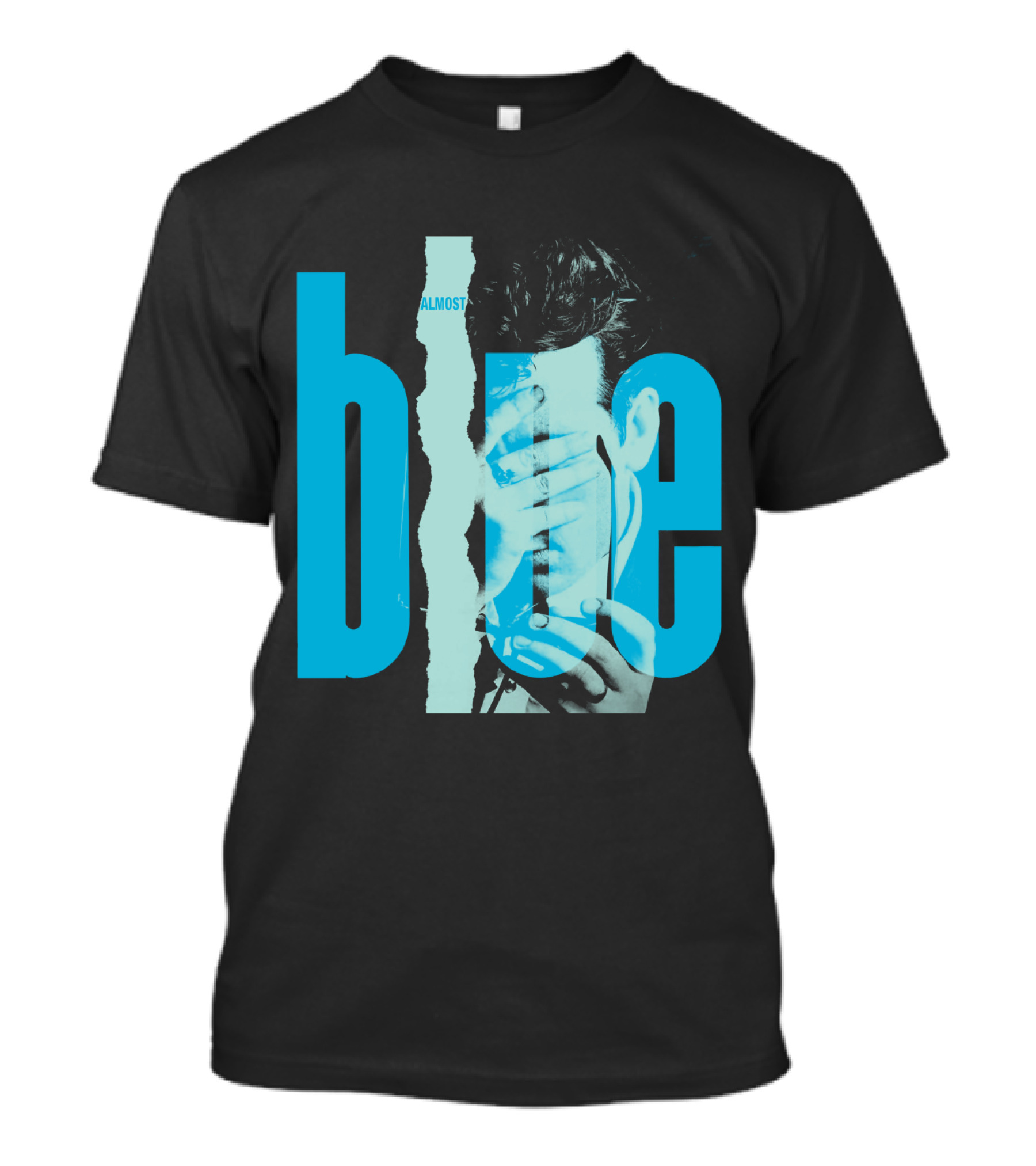 EVCTL 37 Almost Blue Torn T-Shirt