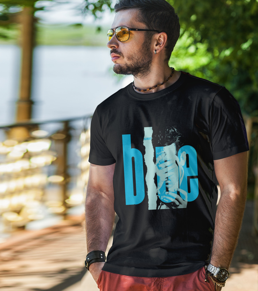 EVCTL 37 Almost Blue Torn T-Shirt