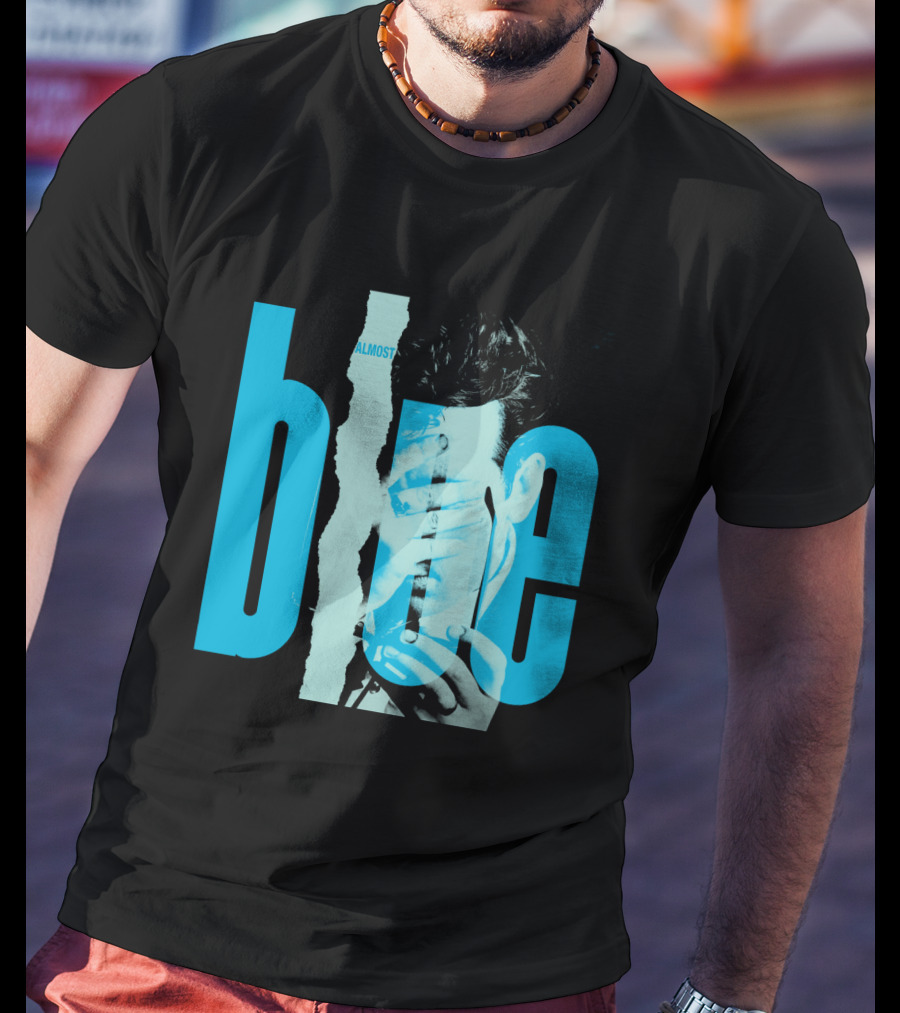 EVCTL 37 Almost Blue Torn T-Shirt