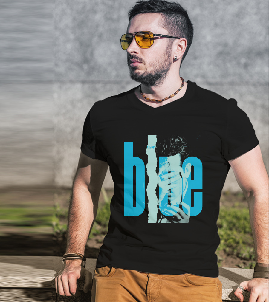 EVCTL 37 Almost Blue Torn T-Shirt