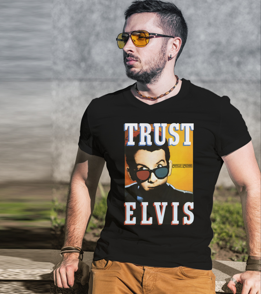 Trust Elvis Costello Columbia 35 T-Shirt