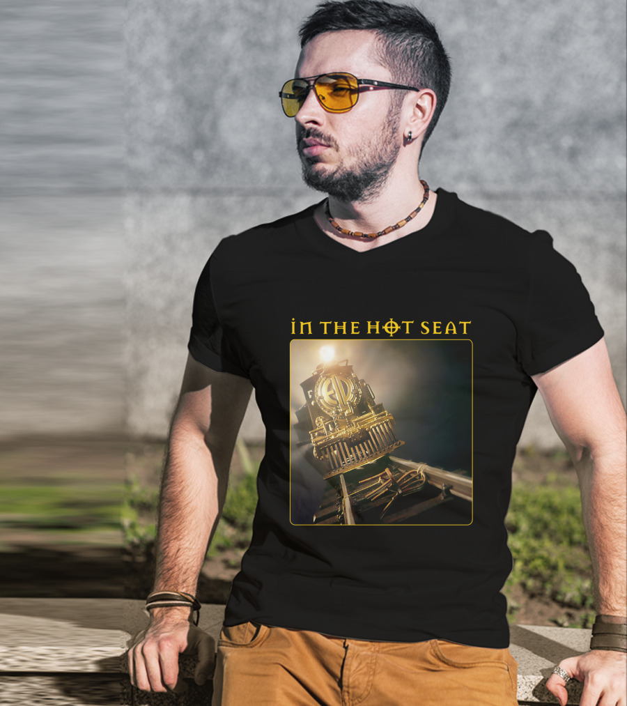 ELP 06 In The Hot Seat Train Emblem T-Shirt