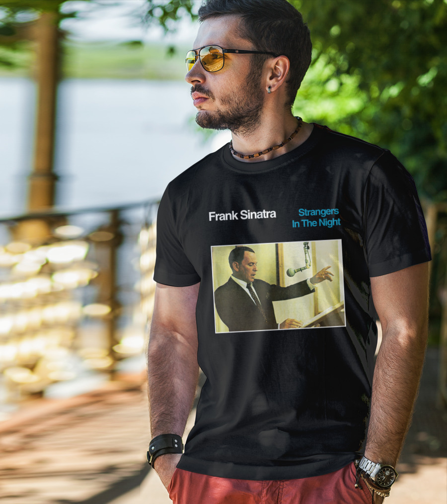 Frank Sinatra Strangers In The Night Classic Album Cover T-Shirt