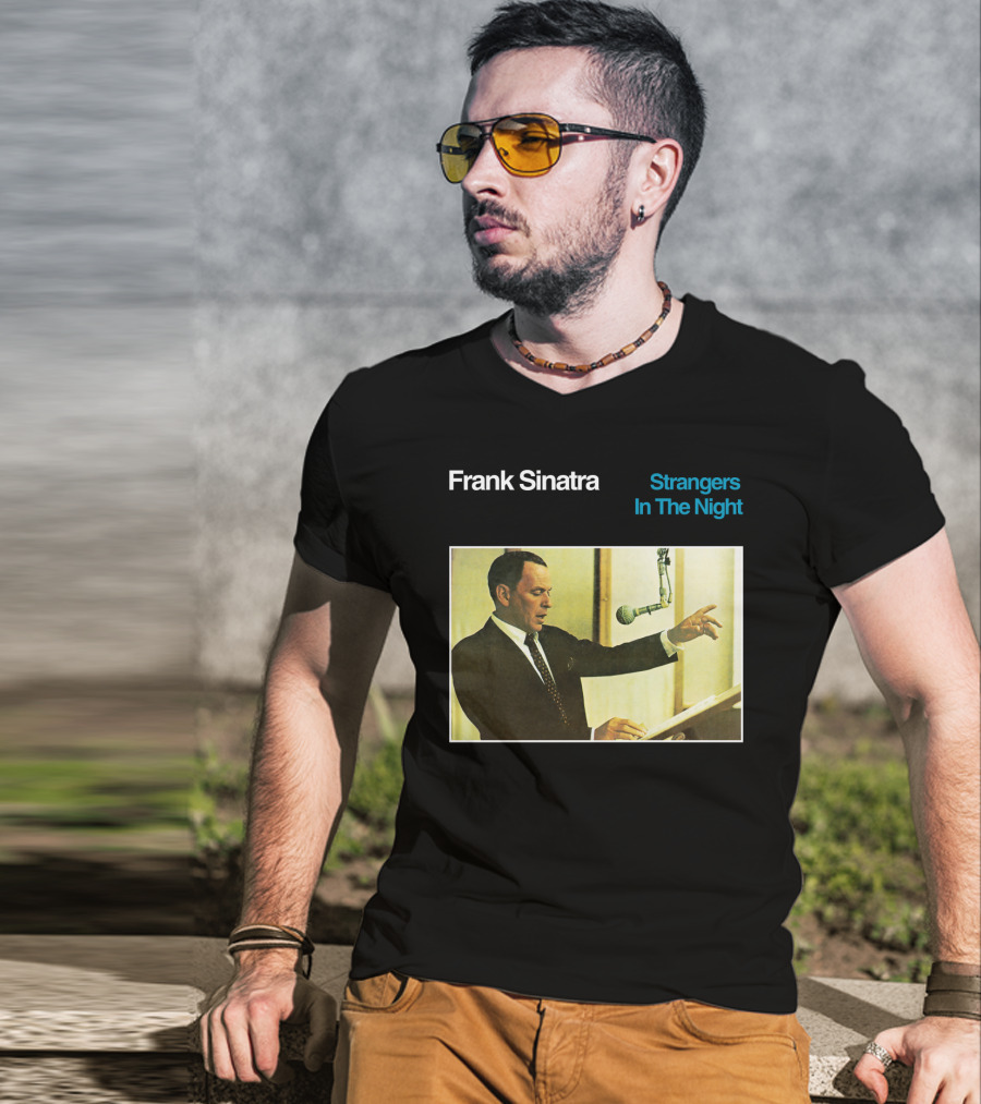 Frank Sinatra Strangers In The Night Classic Album Cover T-Shirt