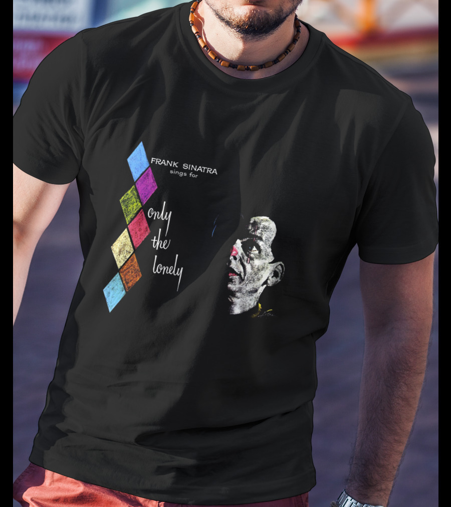 Frank Sinatra Sings For Only The Lonely Diamond Pattern FSNT 02 T-Shirt