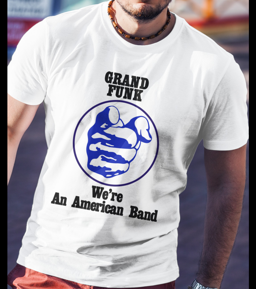 Grand Funk We're An American Band Vintage Fist T-Shirt