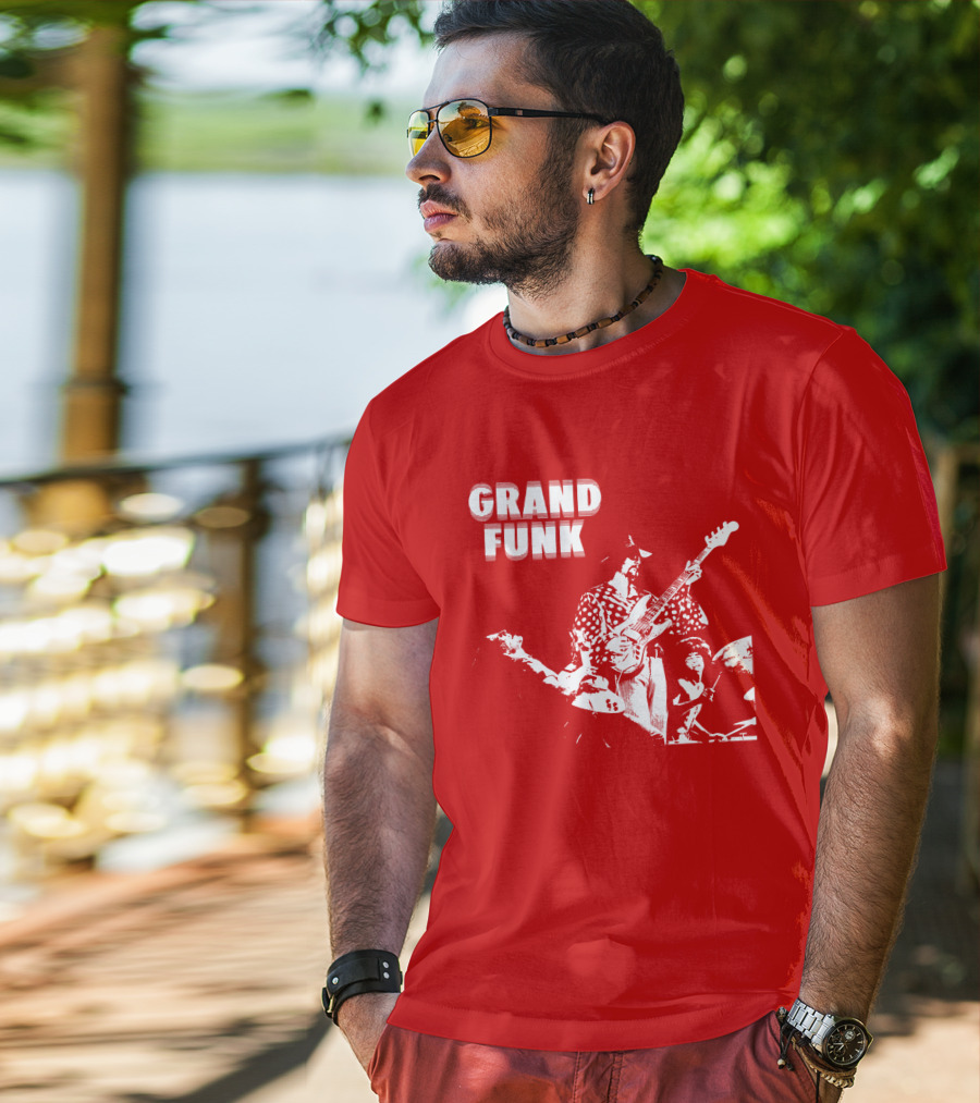 Grand Funk Railroad Band Live Rock Performance GFR 10 T-Shirt