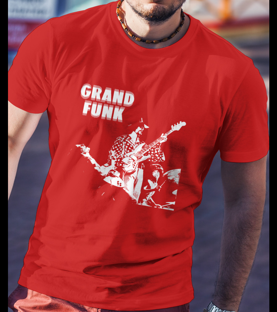 Grand Funk Railroad Band Live Rock Performance GFR 10 T-Shirt