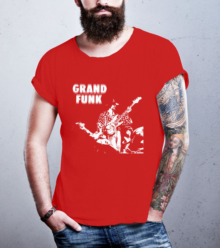Grand Funk Railroad Band Live Rock Performance GFR 10 T-Shirt