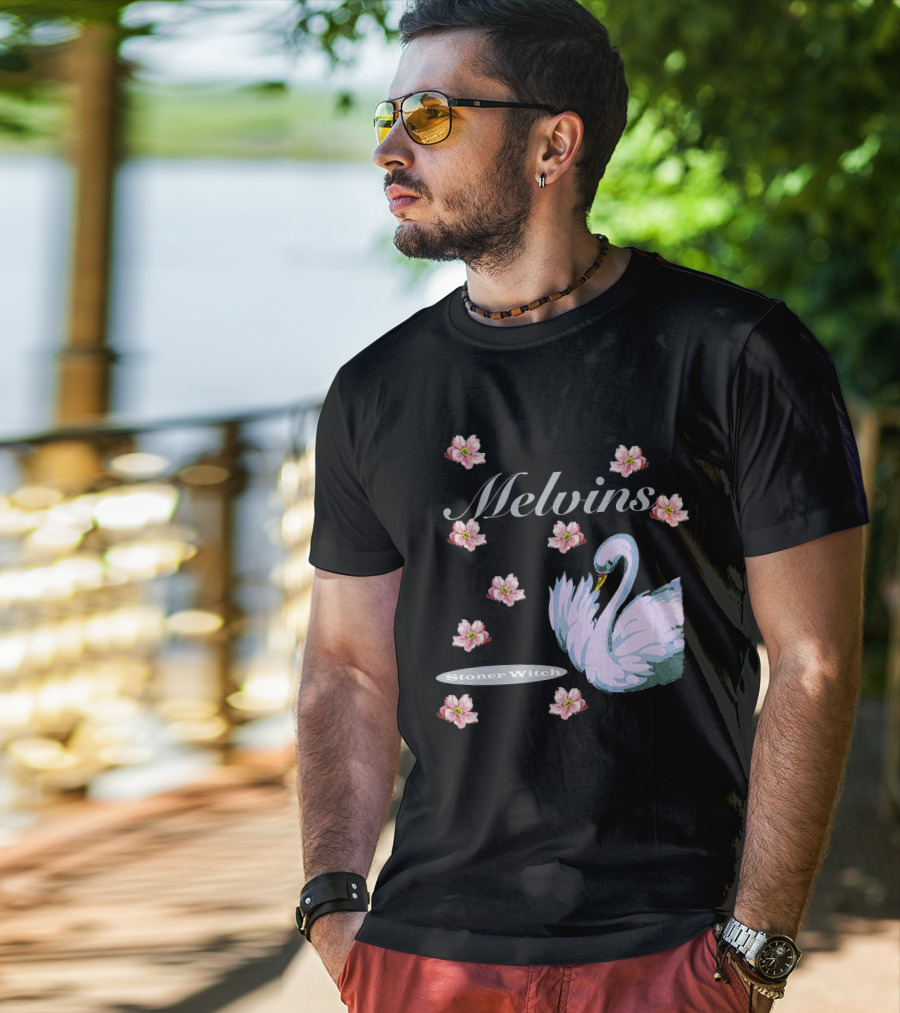 Melvins Stoner Witch Blossom Swan T-Shirt