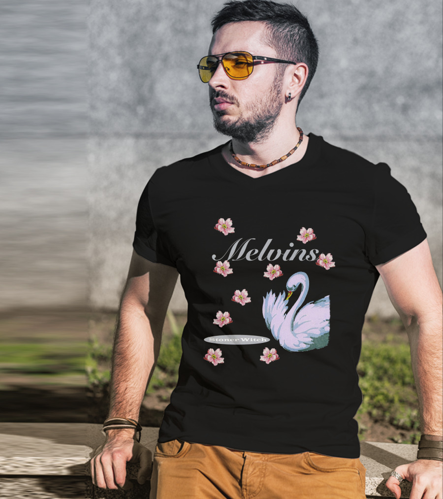 Melvins Stoner Witch Blossom Swan T-Shirt