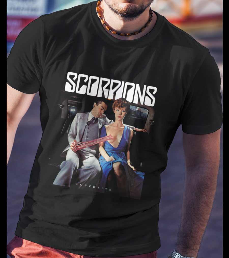 Scorpions Lovedrive Album Cover T-Shirt