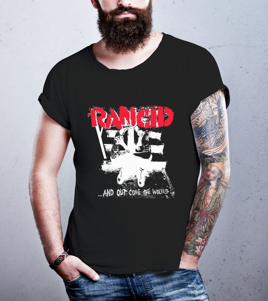 Rancid .And Out Come The Wolves Album Cover T-Shirt