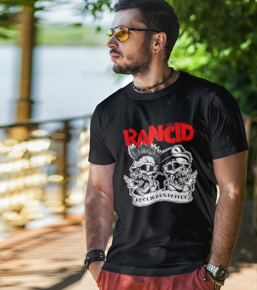 Rancid Hooligans United Skulls Rcd T-Shirt