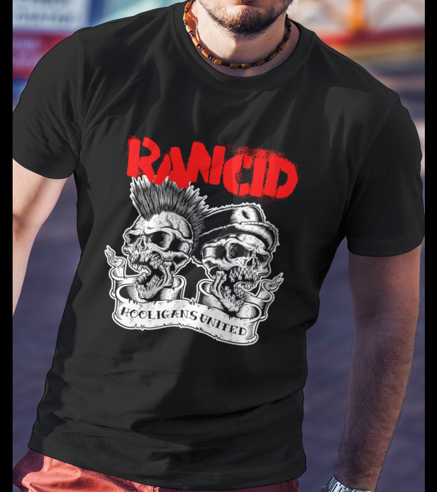 Rancid Hooligans United Skulls Rcd T-Shirt