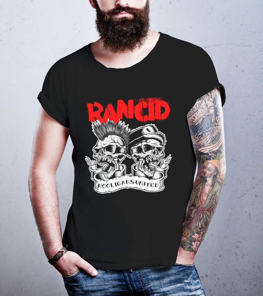 Rancid Hooligans United Skulls Rcd T-Shirt