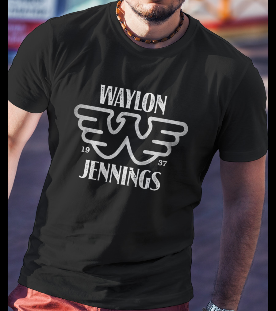 Waylon Jennings Winged W 1937 T-Shirt