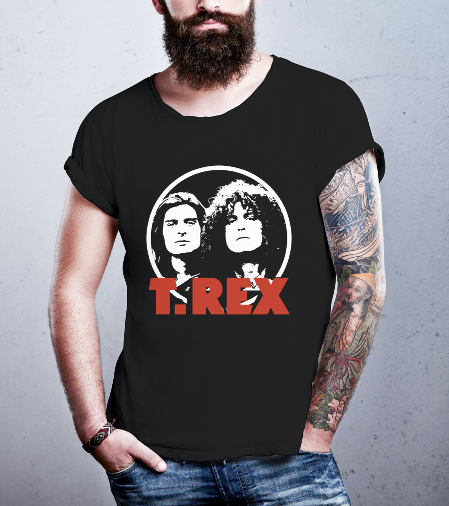 T. Rex Music Band Graphic With Iconic Rock Duo T-Shirt