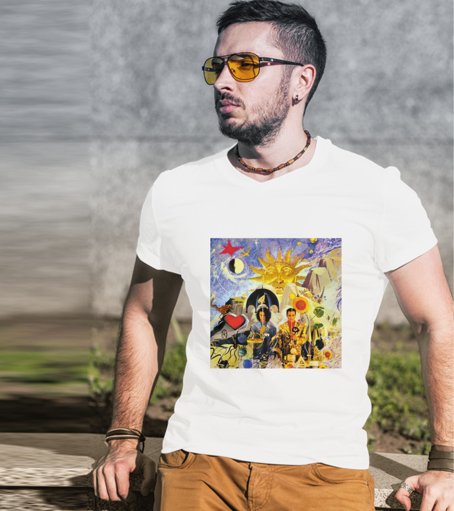 TFF 03 The Seeds Of Love Album Cover Collage Art Psychedelic T-Shirt