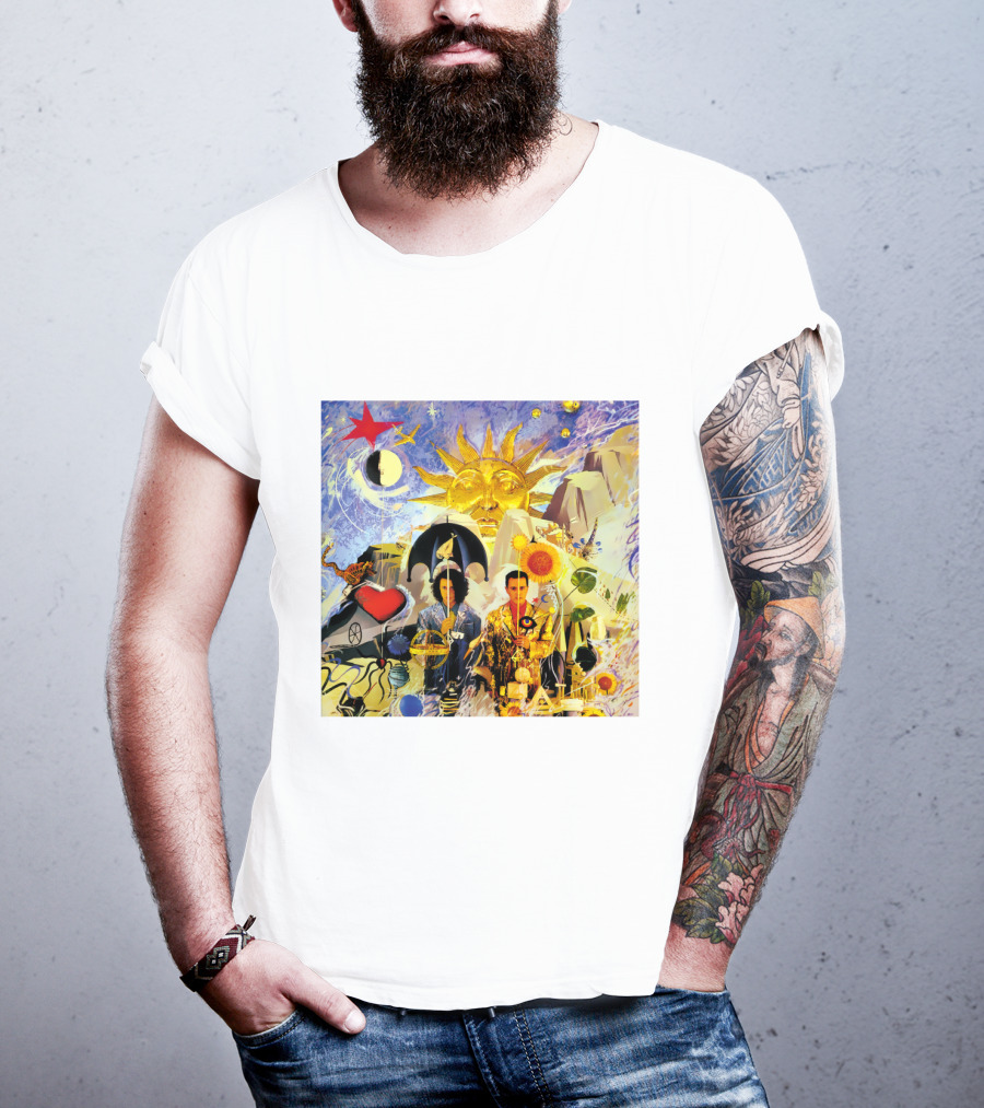 TFF 03 The Seeds Of Love Album Cover Collage Art Psychedelic T-Shirt