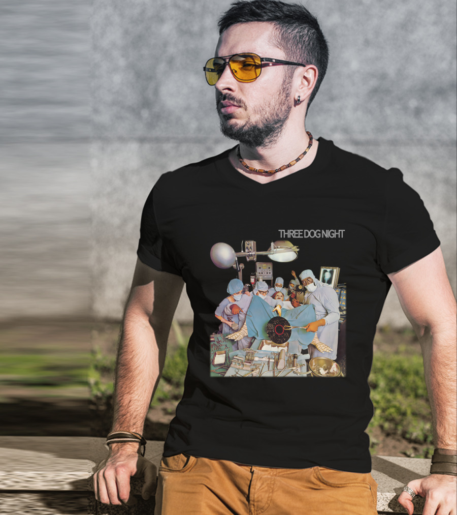 Three Dog Night Vinyl Surgery Operation Scene T-Shirt
