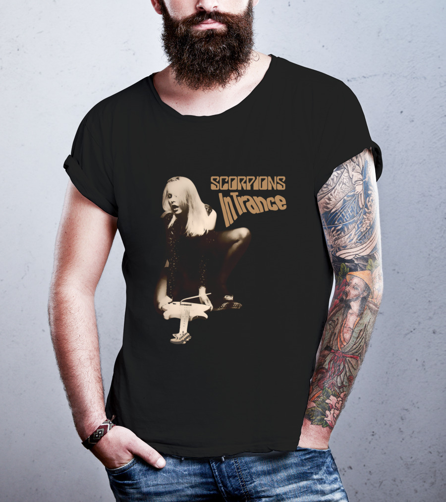 Scorpions In Trance Vintage Rock Album Art T-Shirt