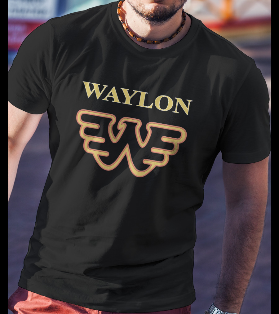 WAYLON W Winged Logo Classic T-Shirt