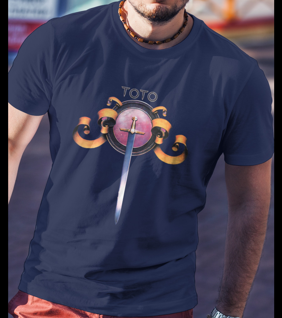 Toto Logo Sword And Ribbons Classic Style T-Shirt
