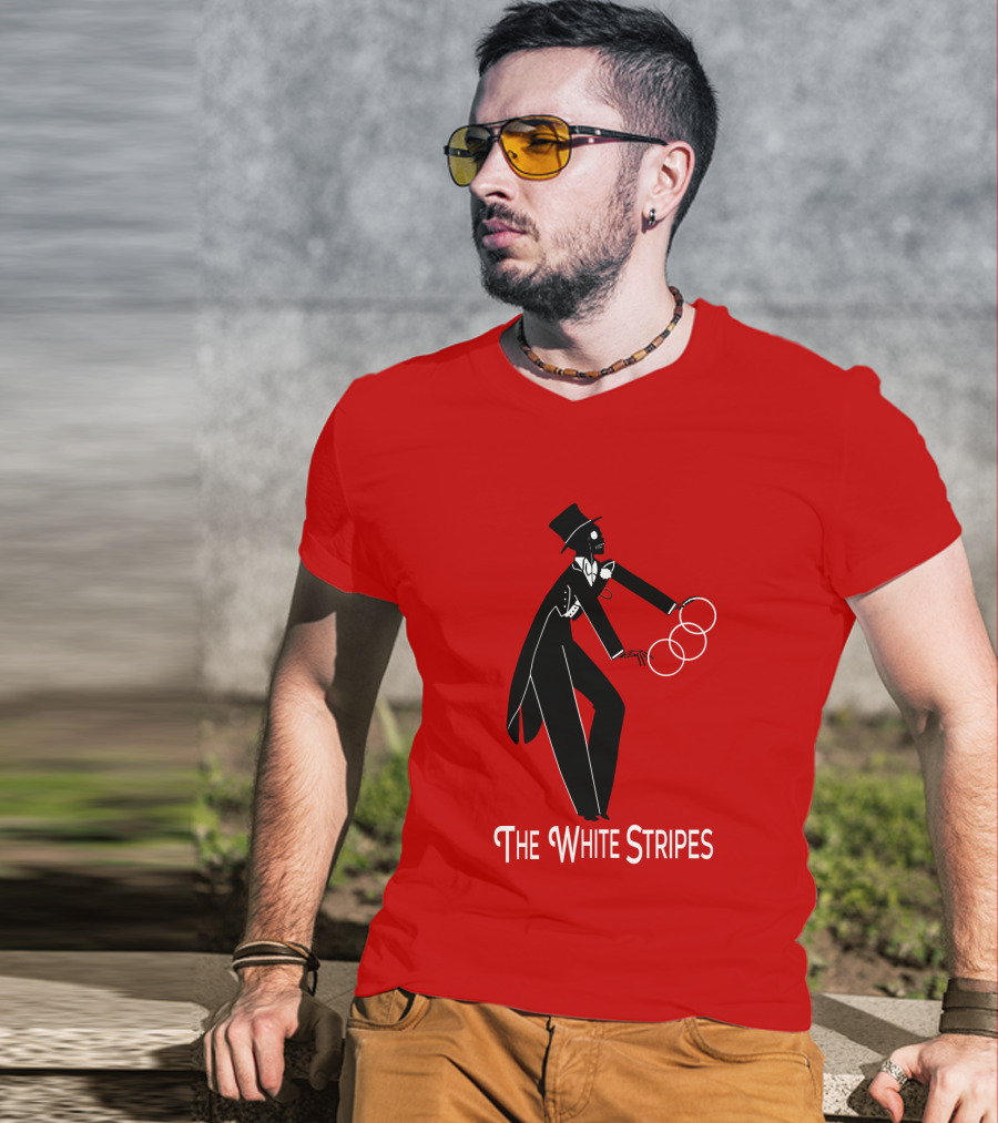 The White Stripes Juggling Man Red T-Shirt
