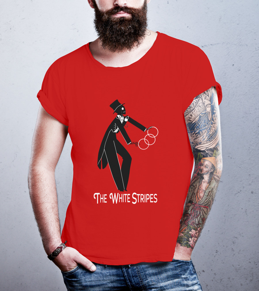 The White Stripes Juggling Man Red T-Shirt