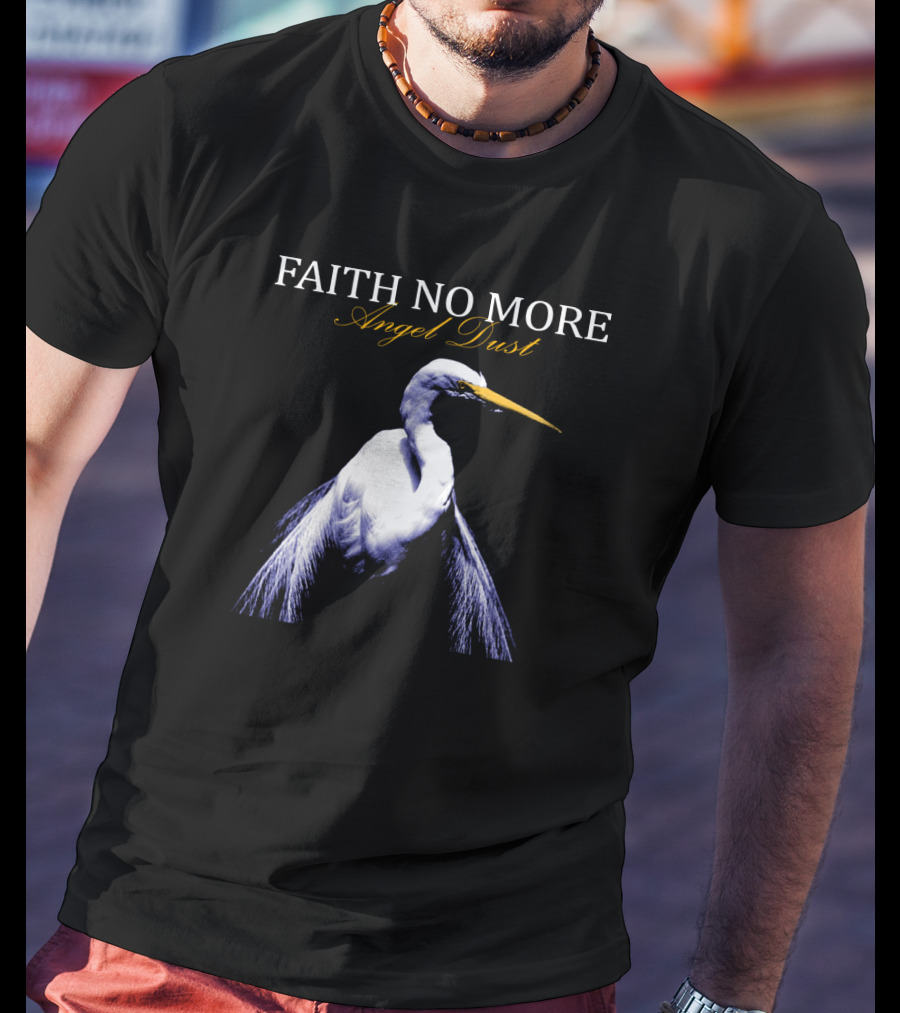 Faith No More Angel Dust Egret Album Cover T-Shirt