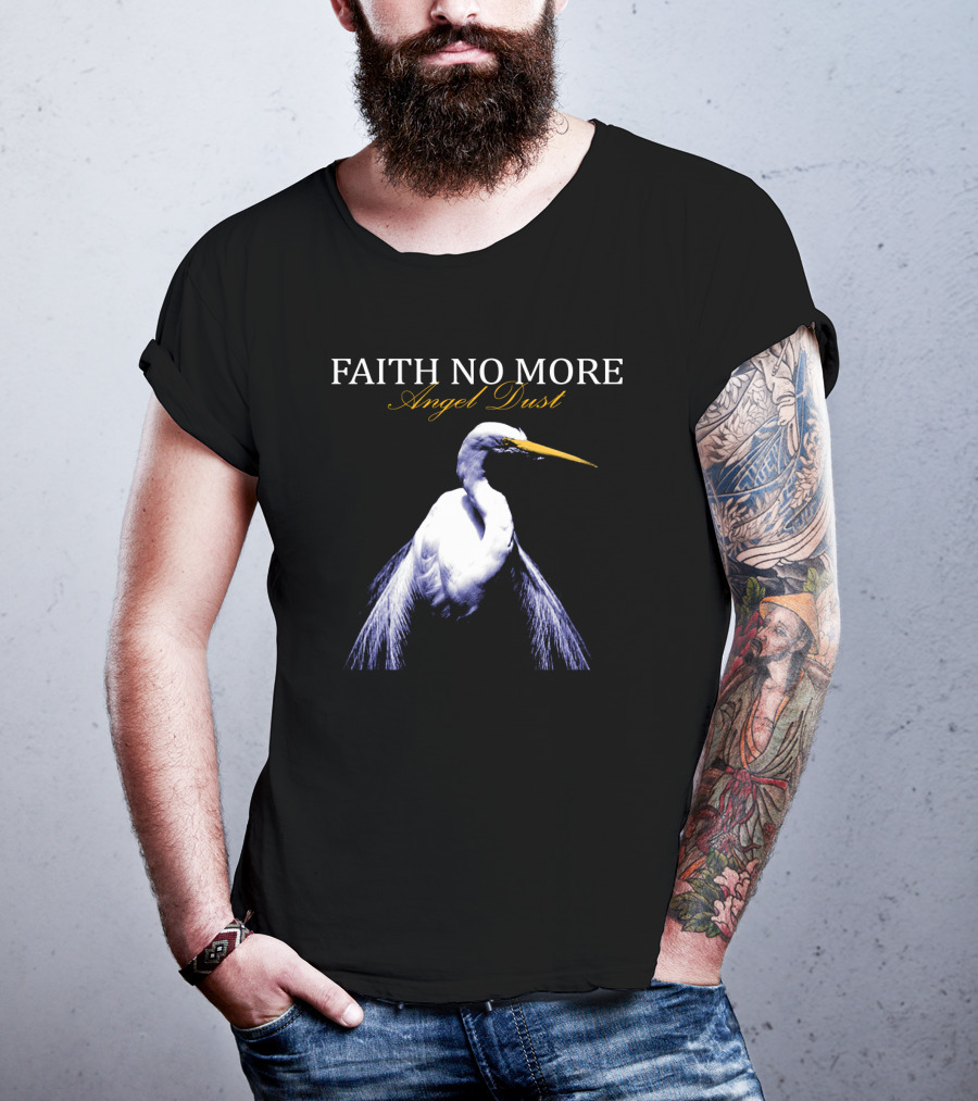 Faith No More Angel Dust Egret Album Cover T-Shirt