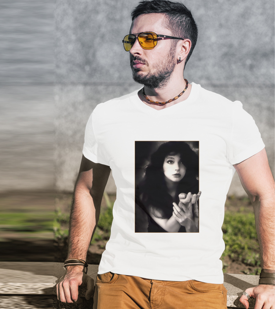 Kate Bush Black And White T-Shirt