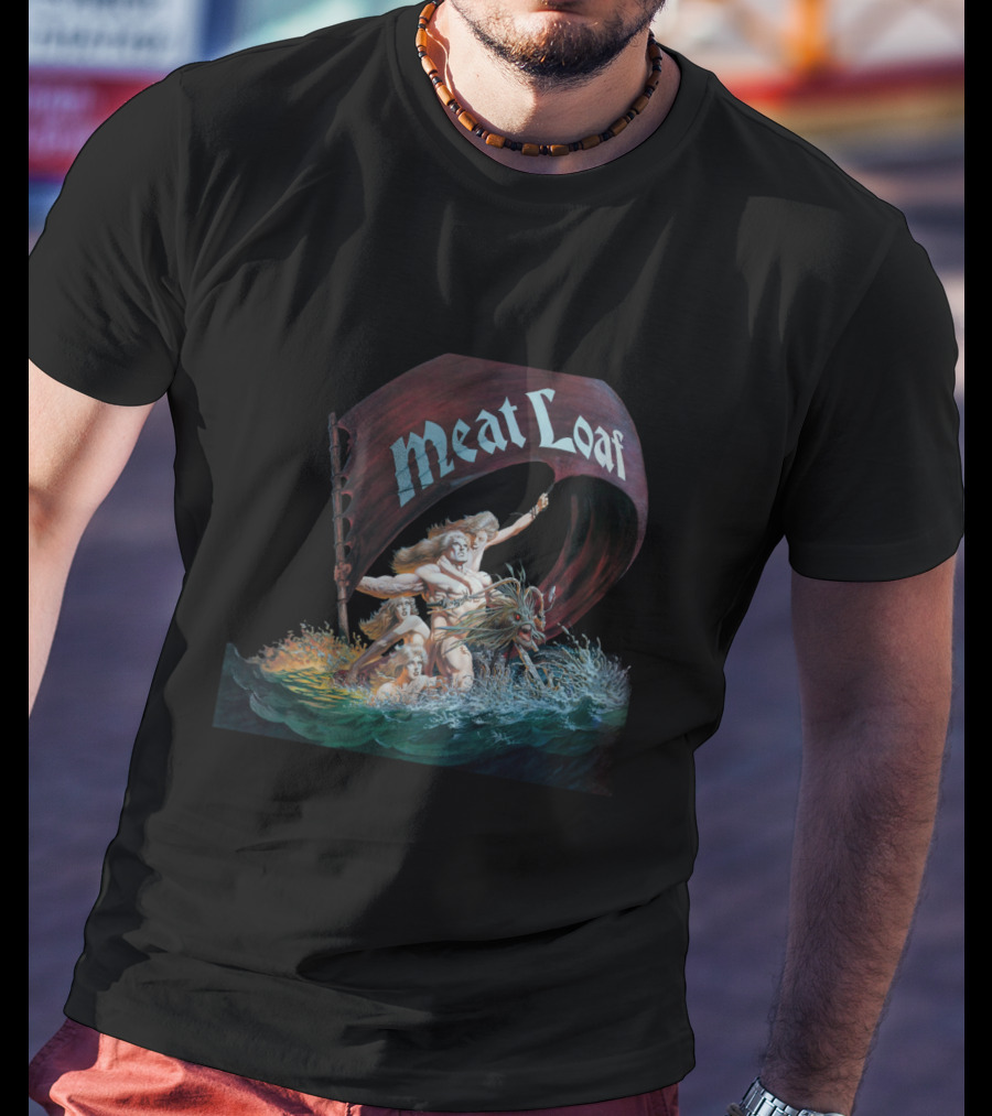 Meat Loaf Viking Ship Adventure On Turbulent Seas T-Shirt