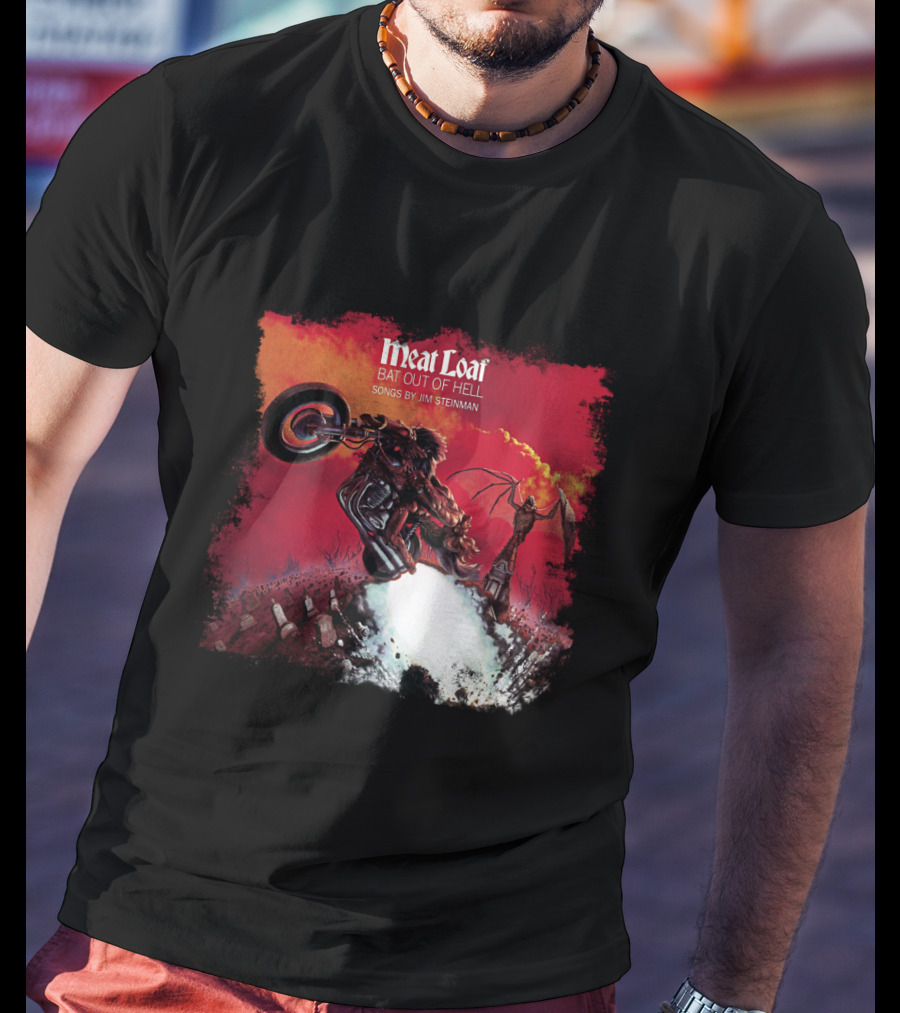 Meat Loaf Bat Out Of Hell Songs By Jim Steinman T-Shirt