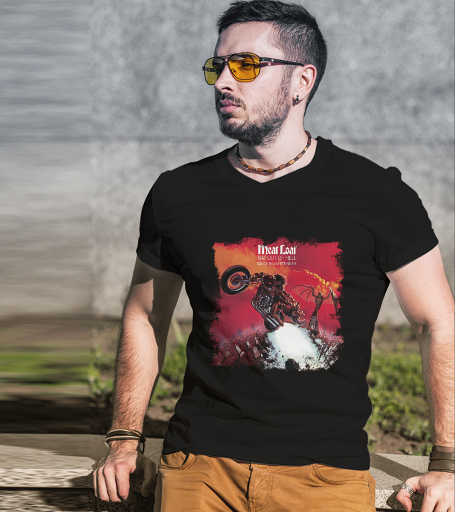 Meat Loaf Bat Out Of Hell Songs By Jim Steinman T-Shirt