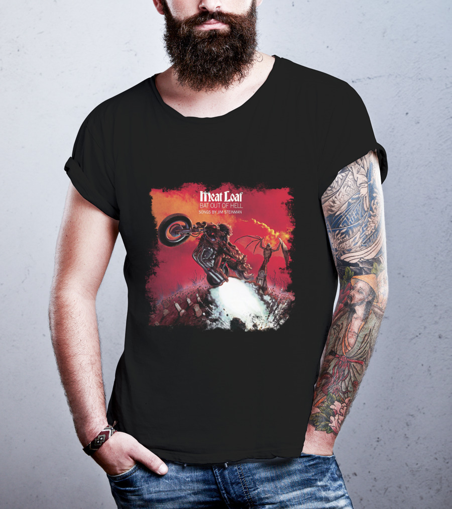 Meat Loaf Bat Out Of Hell Songs By Jim Steinman T-Shirt