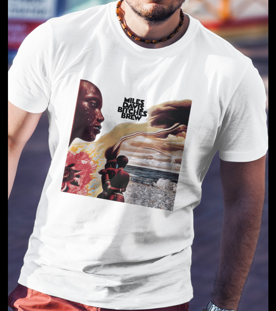 Miles Davis Bitches Brew Album Cover Art T-Shirt