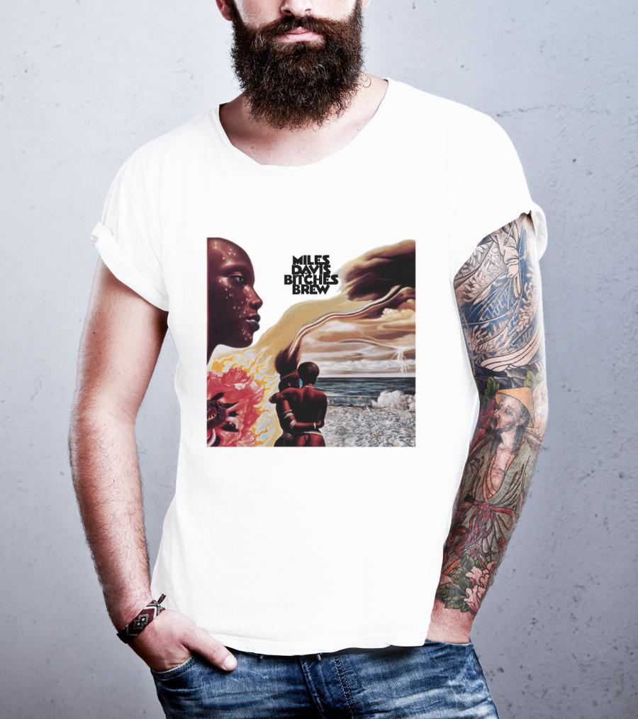 Miles Davis Bitches Brew Album Cover Art T-Shirt