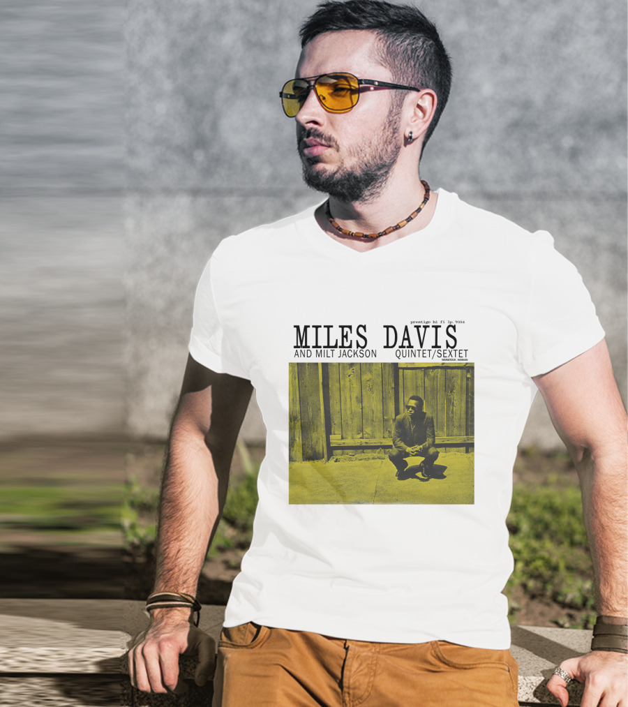 Miles Davis And Milt Jackson Quintet/Sextet Prestige Hi Fi Lp 7034 T-Shirt