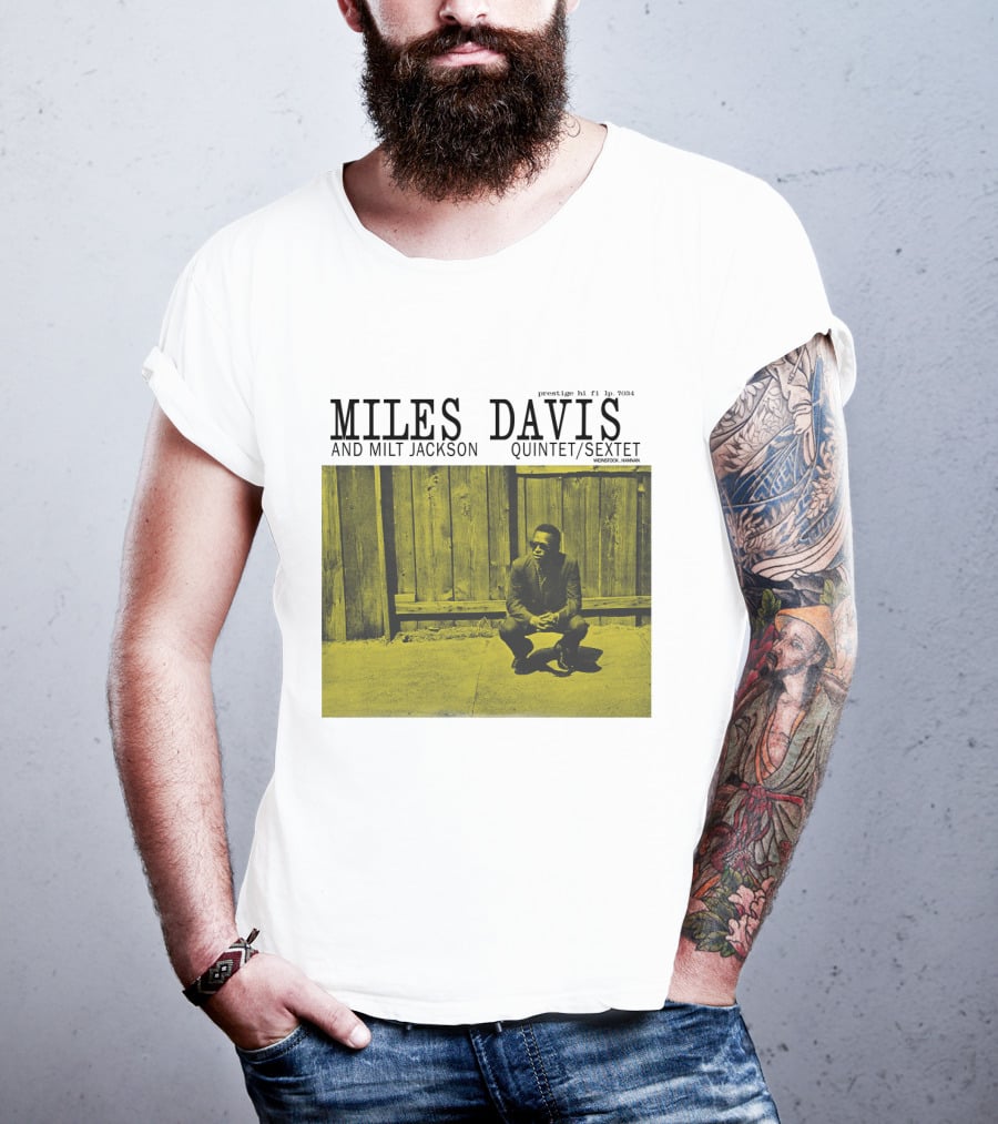 Miles Davis And Milt Jackson Quintet/Sextet Prestige Hi Fi Lp 7034 T-Shirt