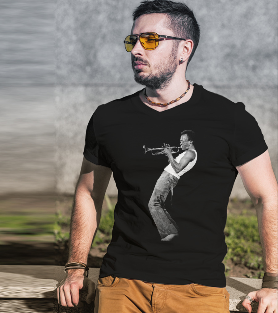 Jazz Musician Trumpet Player Iconic Performance T-Shirt