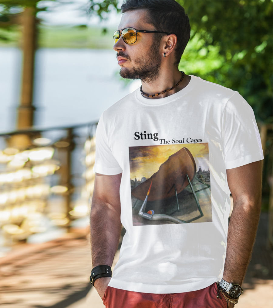 Sting The Soul Cages Album Cover Art T-Shirt