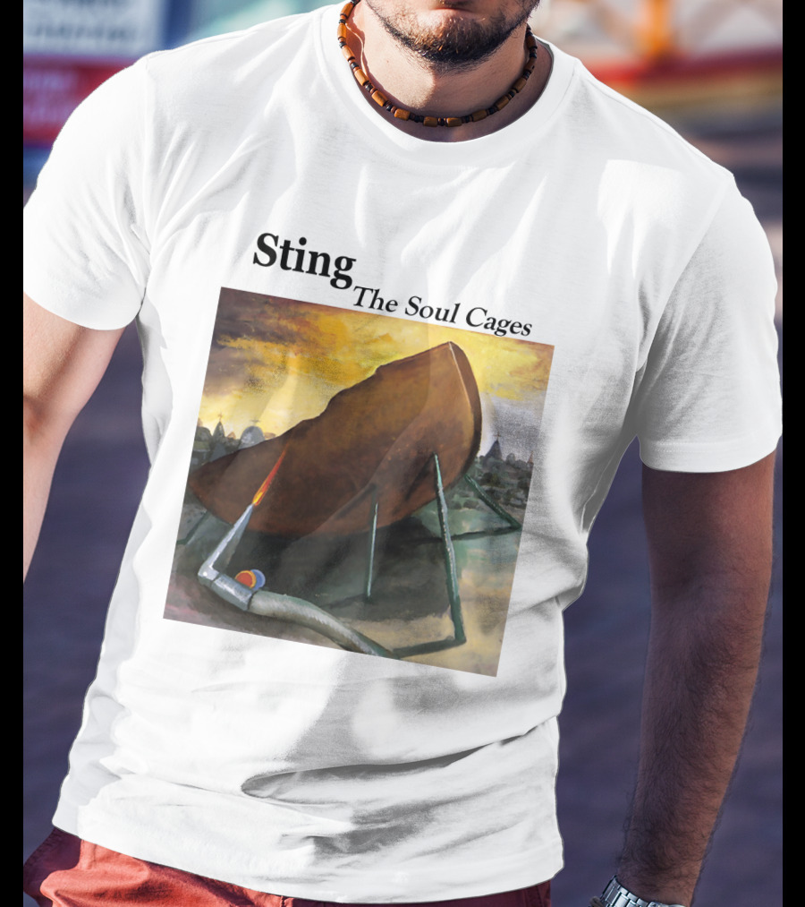 Sting The Soul Cages Album Cover Art T-Shirt