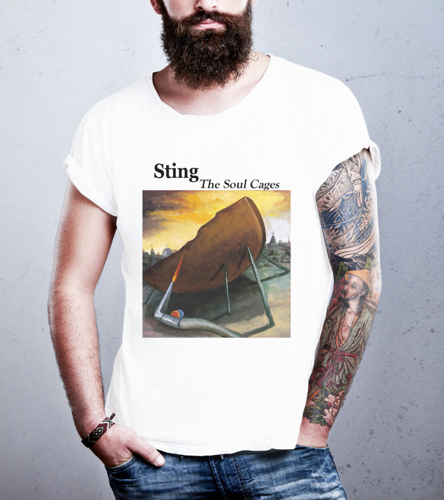 Sting The Soul Cages Album Cover Art T-Shirt
