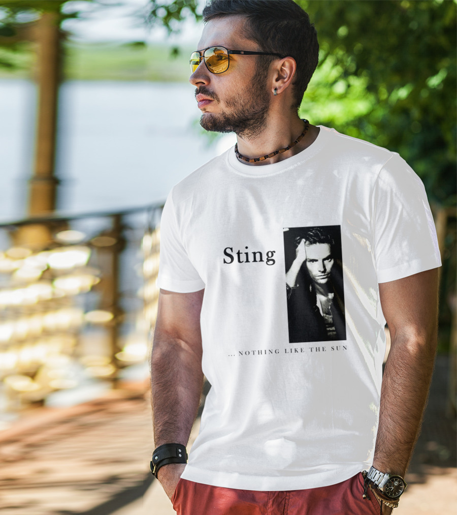 Sting ...Nothing Like The Sun Album Cover T-Shirt