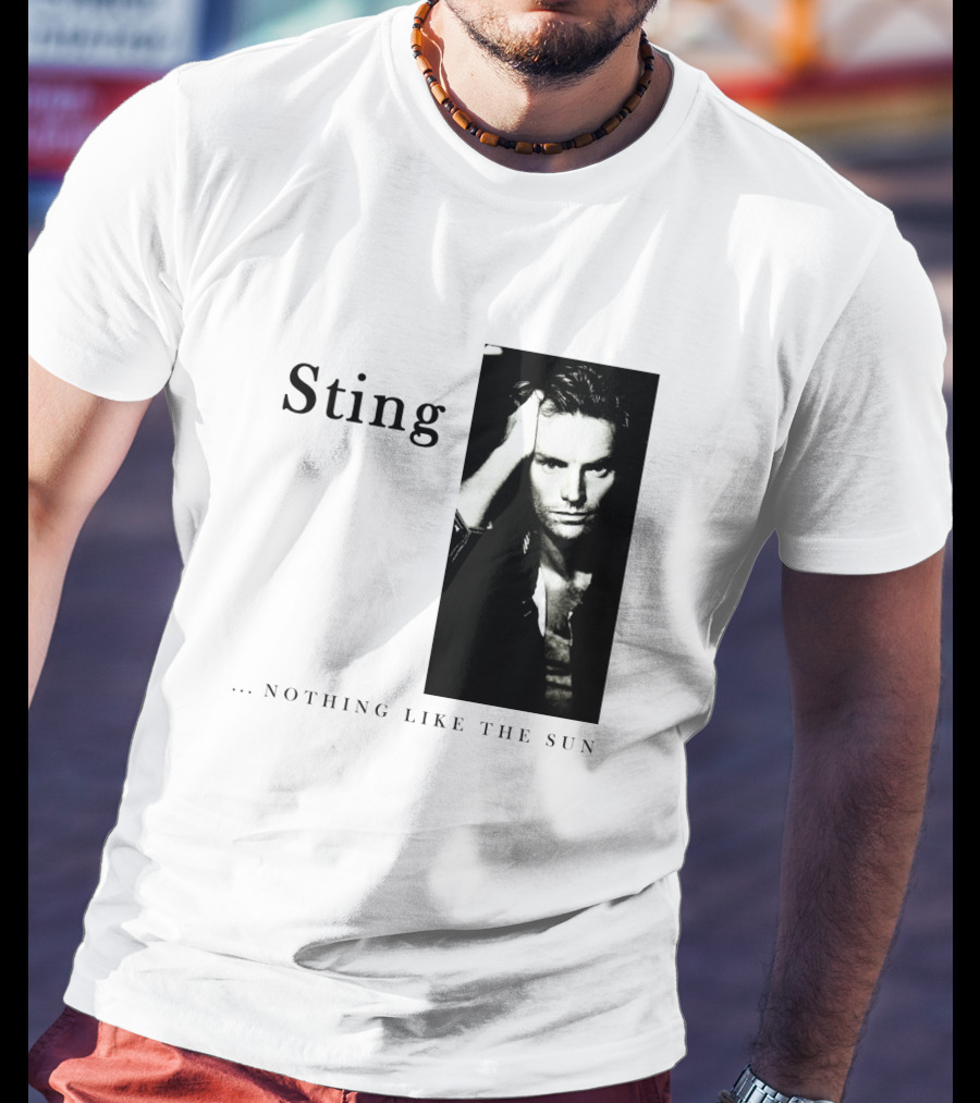 Sting ...Nothing Like The Sun Album Cover T-Shirt