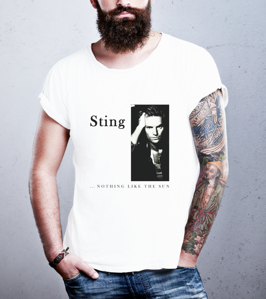 Sting ...Nothing Like The Sun Album Cover T-Shirt